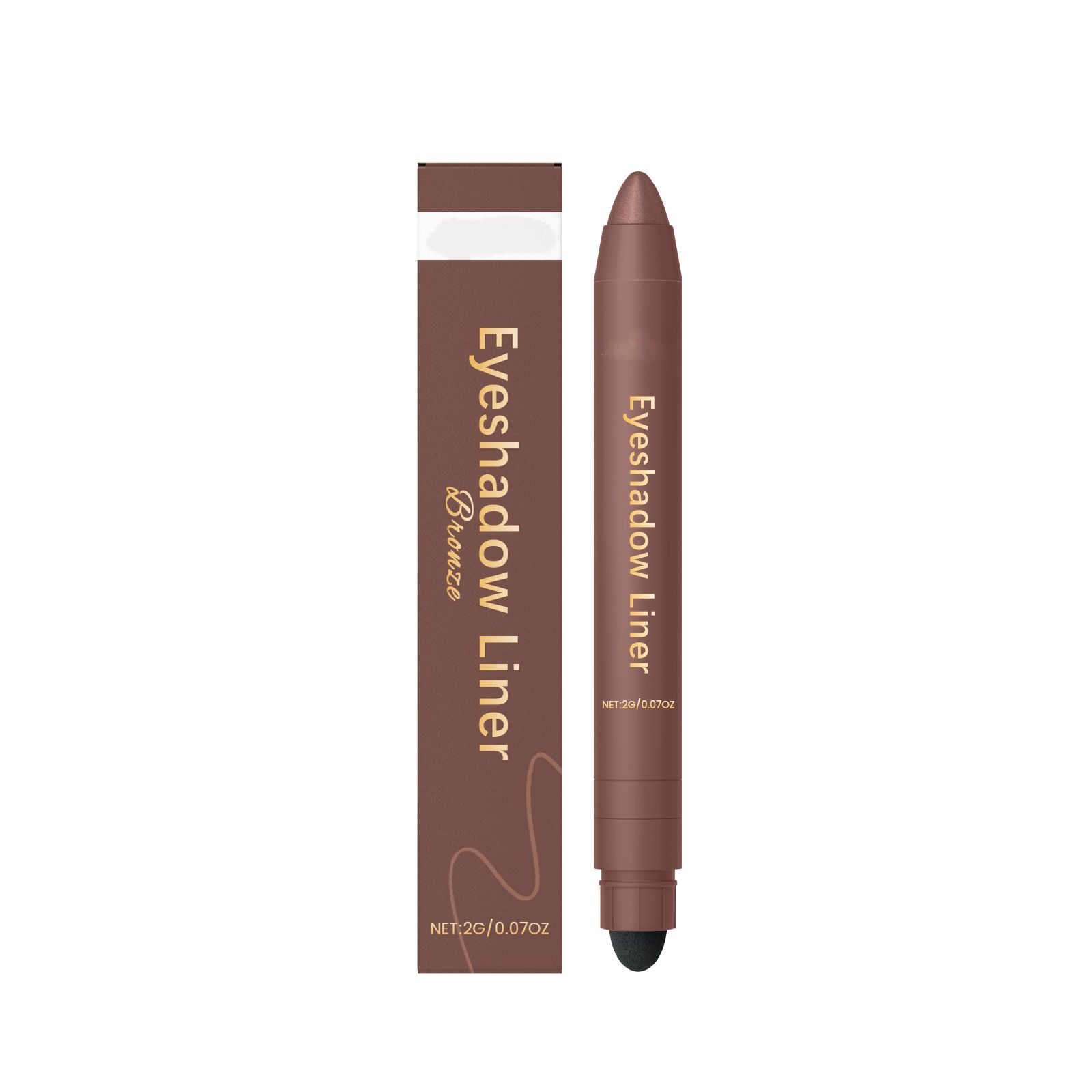 Dual Ended Eyeliner Pen with Built-In Smudger for Silky Long Lasting Eye Makeup