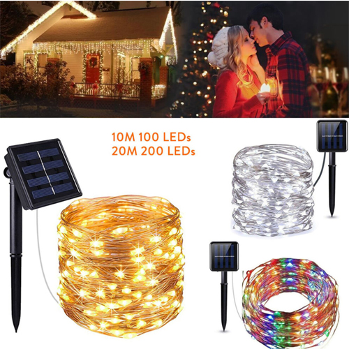 LED Solar String Lights Fairy Lights 10M 20M Home Garden Decor