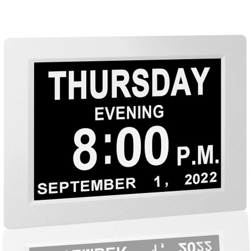 Dementia Clocks Calendar Clock Digital Day Date Alarm Clock Large