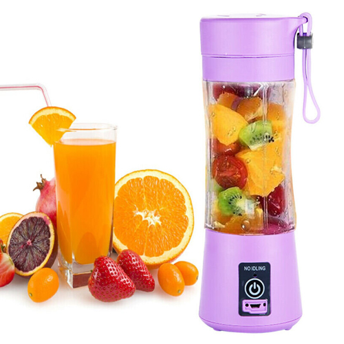 Electric Fruit Juicer 380ml USB Smoothie Maker Blender Shaker Bottle