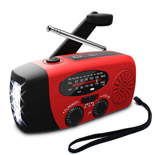 Solar Emergency Hand Crank Weather Radio Self Powered NOAA AM FM Radios
