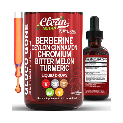 Organic Ceylon Cinnamon Berberine Liquid Drops Supplement
