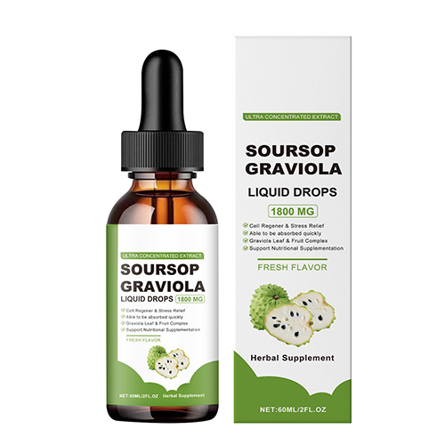 Soursop Graviola Liquid Drops Nutritional Supplementation Wellness