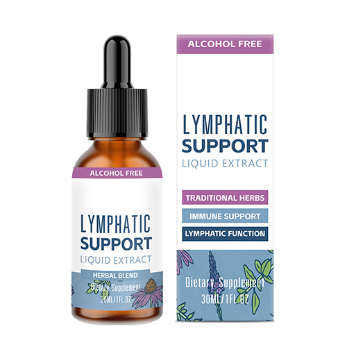 Organic Lymphatic Support Liquid Drops Reduce Puffiness Bloating