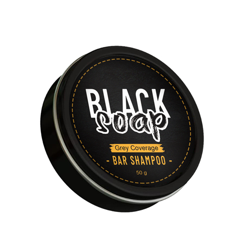 White Hair to Black Shampoo Dye Soap Natural Color Soap Cover Gray Hair