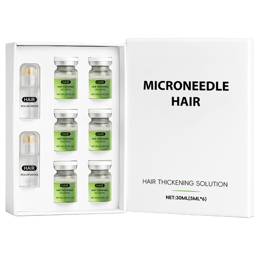 Hair Essential Care Serum Microneedle Roller Set Hair Follicle Care