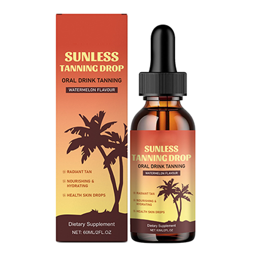 Sunless Tanning Drops Oral Drink Tanning for Face and Body