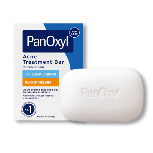 PanOxyl Acne Treatment Bar 10 Percents Benzoyl Peroxide 113g