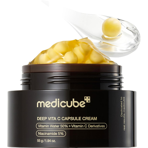 medicube Deep Vitamin C Golden Capsule Cream Face Moisturiser Skin Care