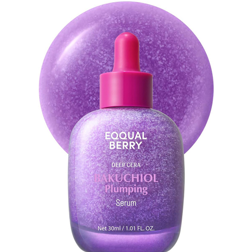 EQQUALBERRY Bakuchiol Plumping Face Serum 30ml for All Skin Types