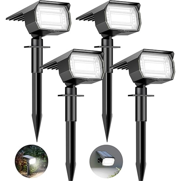 Solar Spot Lights 4 Pack 72 LED 3 Modes IP65 Waterproof Garden lighters