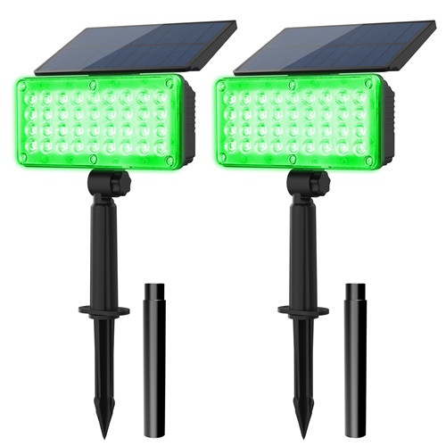 Tree Wall Spotlight Green Beam 3W 2000mAh IP65 Waterproof Landscape Decorative Lamp For Garden Yard Tree
