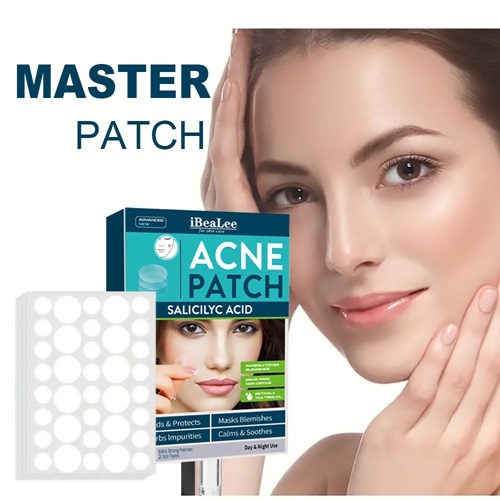 Hydrocolloid Acne Patches 144pcs 2 Sizes Invisible Healing
