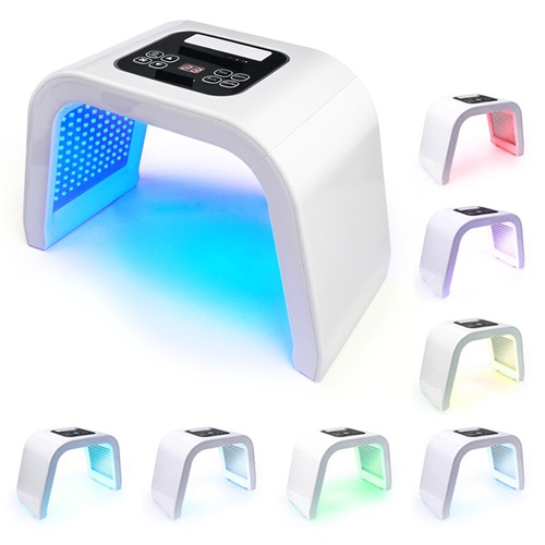 PDT 7 Color LED Light Therapy Face Mask Skin Rejuvenation 
