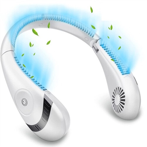 Foldable Hands Free Neck Fan 5000mAh 360° Airflow