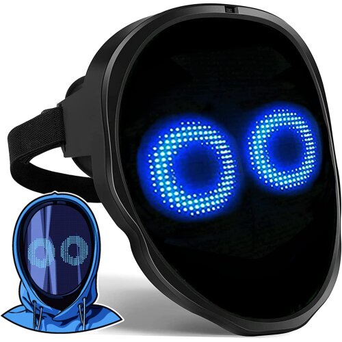 LED Programmable Mask App Control 2074 Lights Party Rave