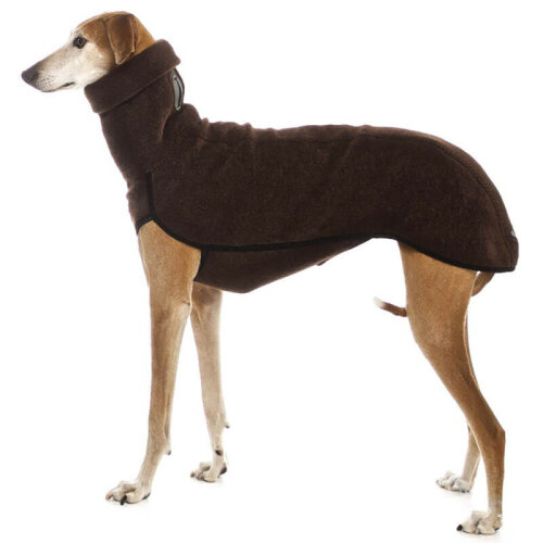 Greyhound Whippet Sweater Collar Neck Warm Jumper S-3XL