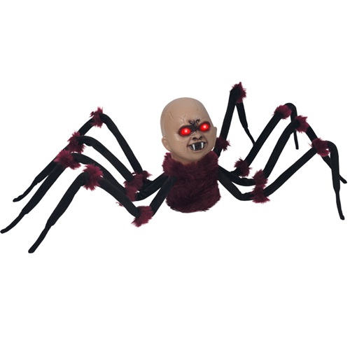 Sound Activated Electric Spider Crawling Light Up Halloween Prop