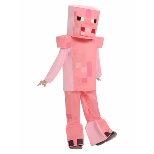 Xmas Pig Costume for Kids Minecraft Role-Play Christmas Holiday Party Outfit
