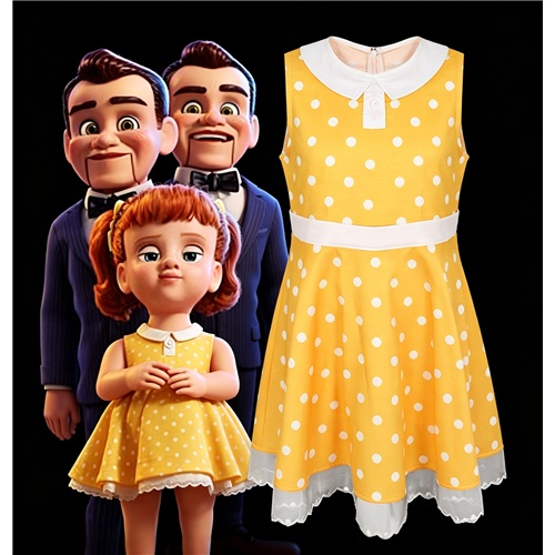 The Gabby Yellow Dress Costume Toy Story Halloween Outfit for Girls