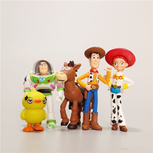 7Pcs Toy Story 4 Action Figures Set Woody Jessie Buzz Forky PVC Collectible Toys