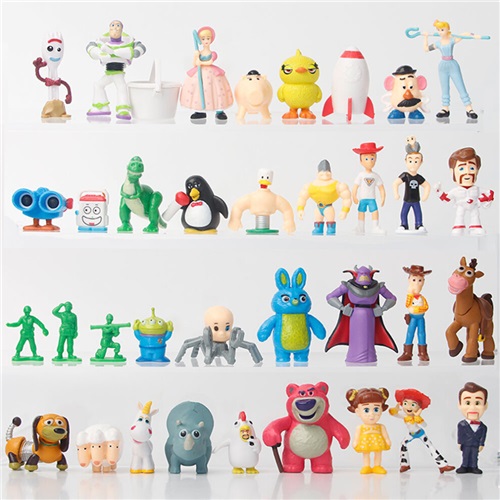 36Pcs Toy Story Mini Action Figures Set Woody Lotso Alien PVC Collectible Toys