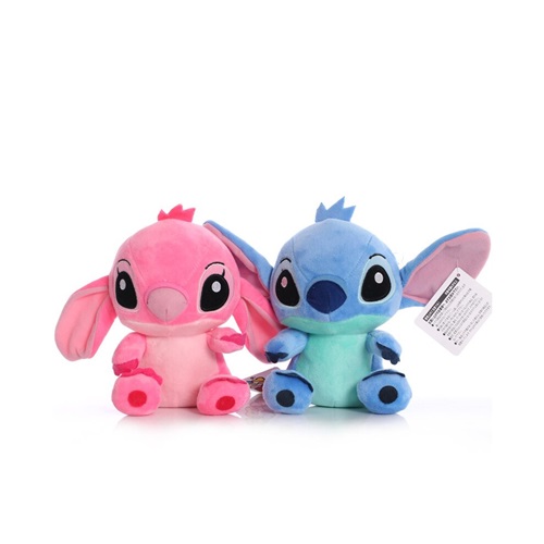 Stitch and Angel Plush Doll Set 20cm Lilo & Stitch Lovers Soft Toy Gift