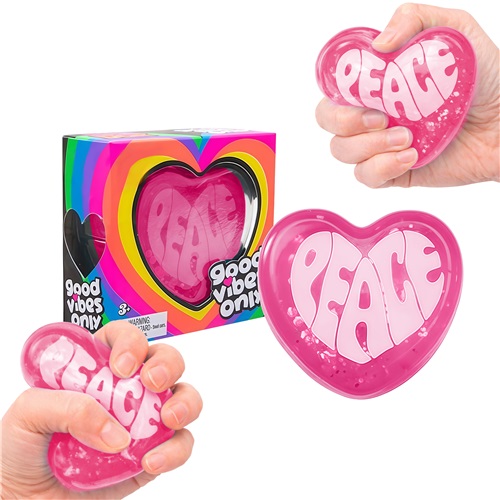 Heart Squeeze Toy Soft Slow Rebound Stress Relief Portable Fidget Gift for Daily Calming