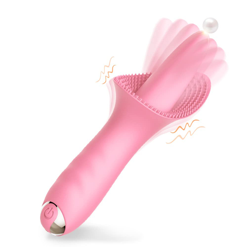 Clitoral Stimulator Tougue Licking Vibrator Masturbator Dildo Adult Sex Toy