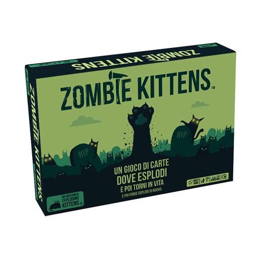 Zombie Kittens Card Game 2-5 Players Family Party Game 7+ Years Standalone or Expansion