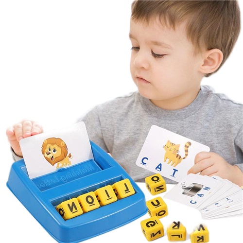 Spelling Alphabet Card Game Educational Literacy Toys for Early Learning Fun