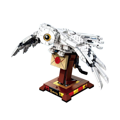 Harry Potter Hedwig Owl 630Pcs Building Set with Minifigures for Christmas Display and Fantasy Role Play