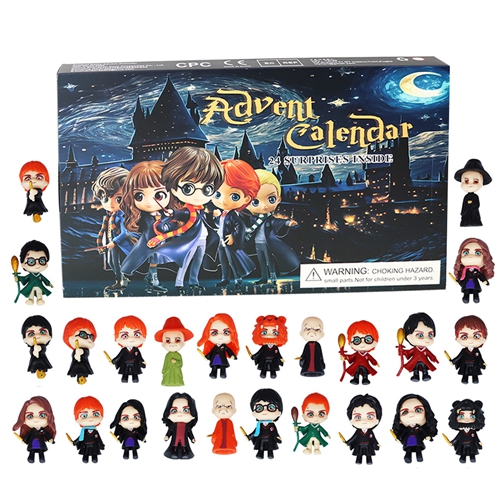 Harry Potter 24 Day Countdown Advent Calendar Surprise Figures for Christmas Party and Holiday Gifting