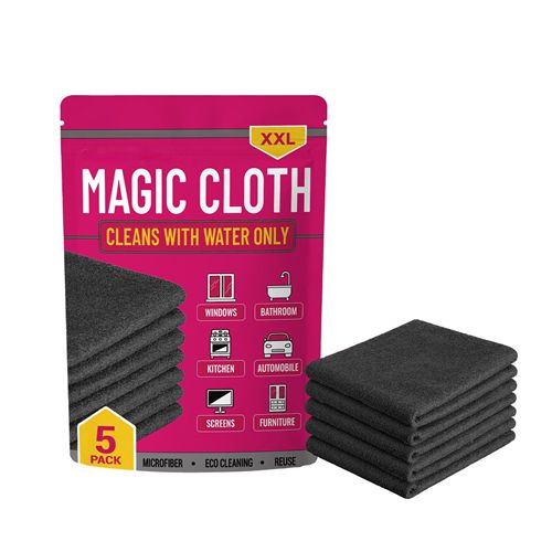 Magic Cloth Gentle Water Cleaning Wipes for Glass Bathroom Kitchen Screen and Furniture Stains