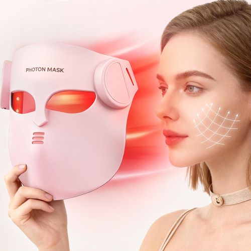 Facial Mask Red Light Therapy LED Face Mask Silicone Photon Mask Facial Care