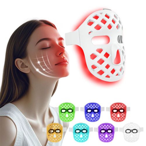 Red Light Mask for Face Near Infrared Therapy LED Facial Skin Care Mask