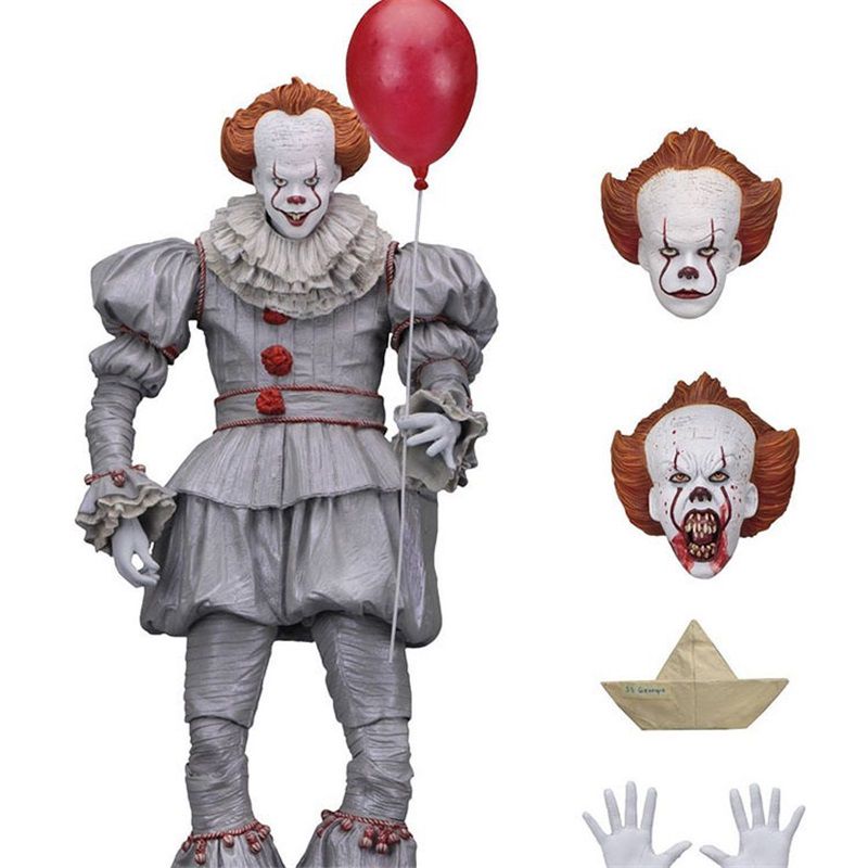 It Chapter Two Deluxe Edition 7 Inch Articulated Pennywise Figure for Horror Display and Collection