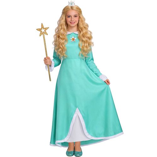 Rosalina Princess Costume Kids Fancy Dress Super Mario Halloween Cosplay Outfit