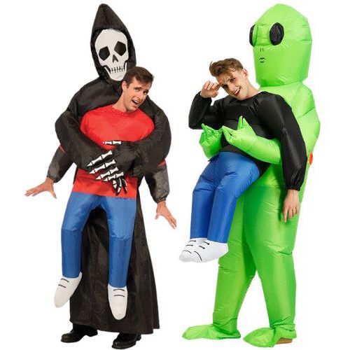 Inflatable ET Costume Fancy Dress Adult Kids Halloween Cosplay Outfit