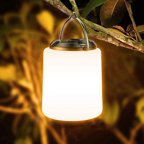 Rechargeable Mini Camping Lantern with Warm Light and USB-C Charging for Tents and Outdoor Activities