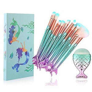Mermaid Makeup Brush 11Pcs Set