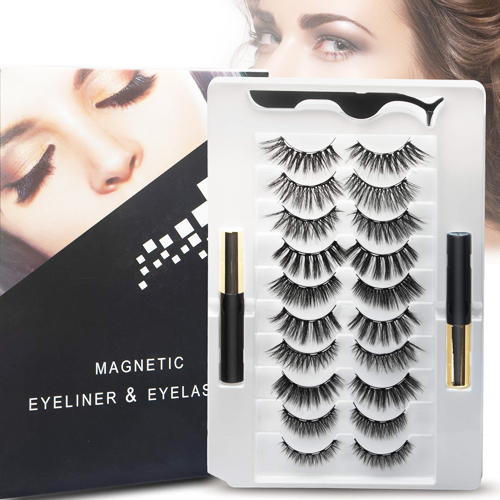 Magnetic Eyelashes Eyeliner Kit 10 Pairs