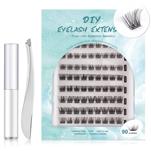 Individual Eyelashes Cluster Lashes C CC D Curl