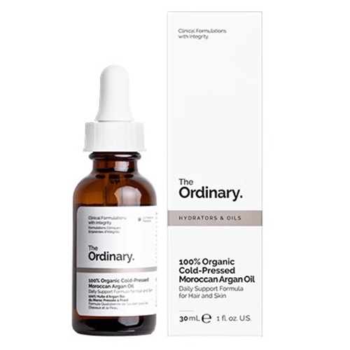 The Ordinary 100 Percent Organic Cold Pressed Moroccan Argan Oil 30ml
