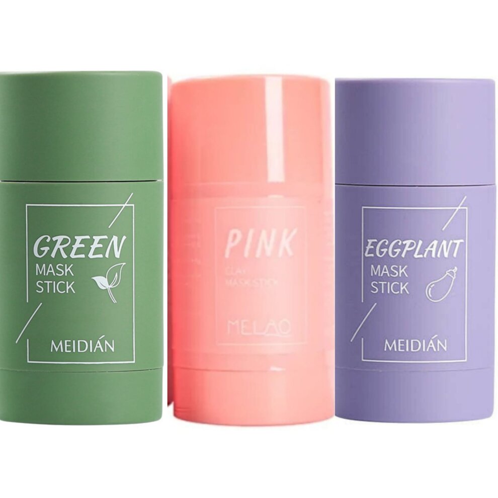 Green Tea Natural Purifying Clay Facial Mask Stick
