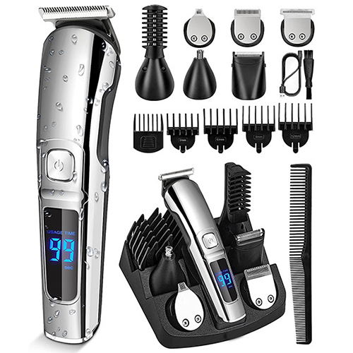 Beard Trimmer Men Razor Cordless Hair Clippers Shavers Grooming Kit