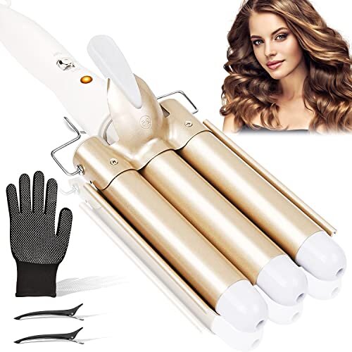 3 Barrel Ceramic Curling Iron Curler