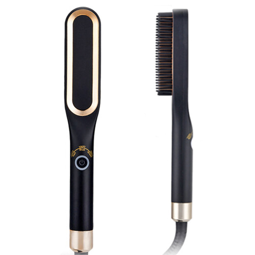 Hair Straightener Brush for Females Male Beard Comb