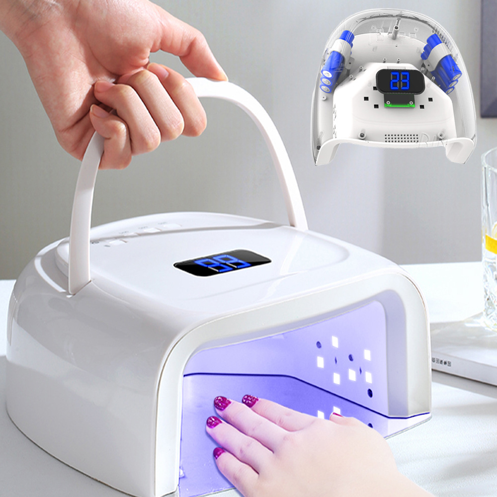 60W Wireless UV LED Cordless Nail Lamp Rechargeable