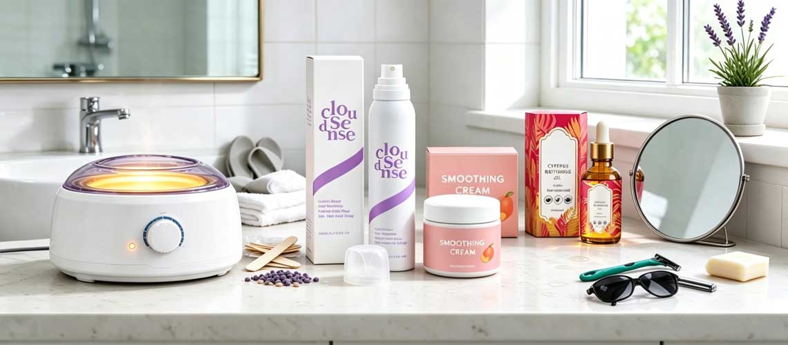 Hair Removal Essentials – Oils, Creams, Sprays & Waxing Kits